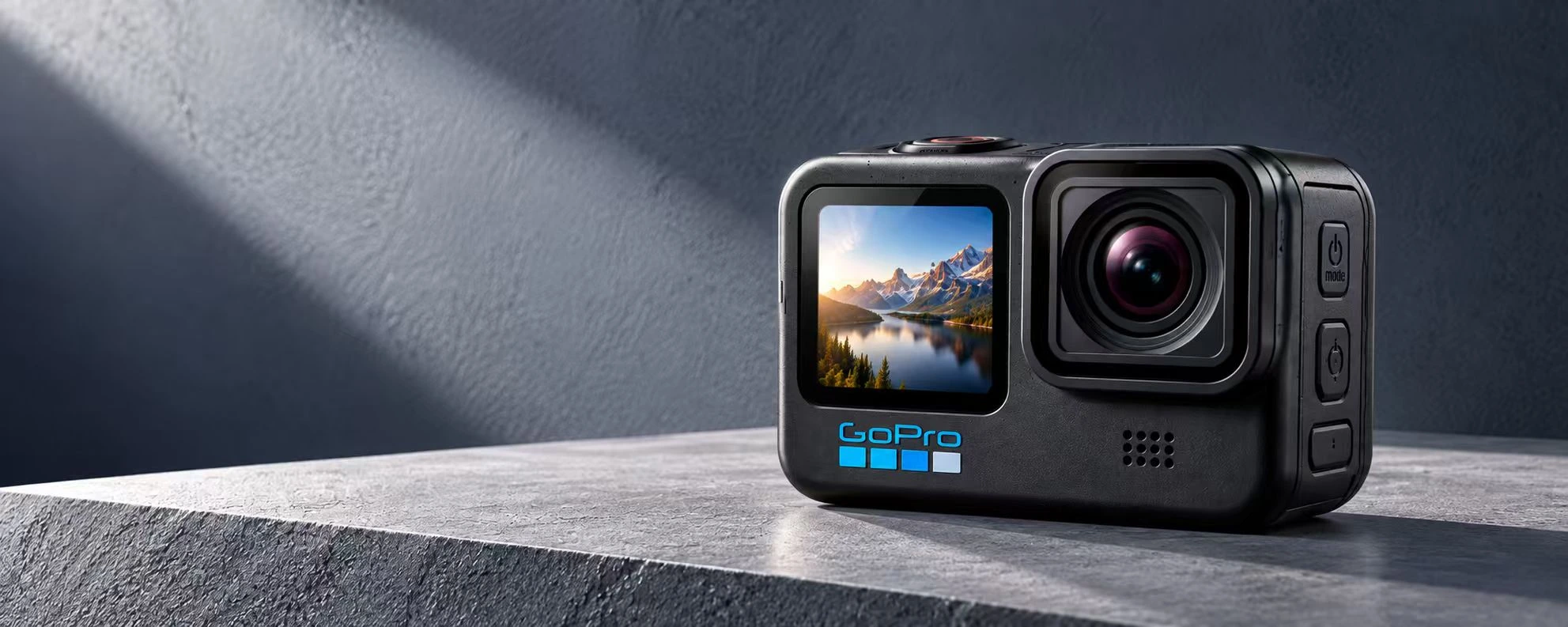 Action camera banner